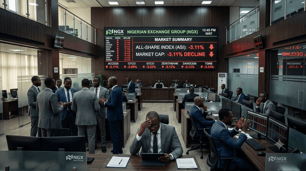 NGX market outlook week ahead chart showing sector rotation into banking and MTNN – June 2026